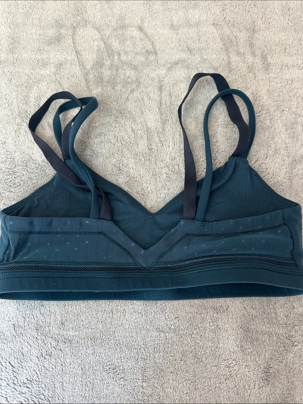 Women's Teal Strappy Swim Top - Teal